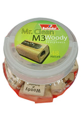 Bahadur Wooden Pencil Sharpeners – Jar of 48 for School & Office Use
